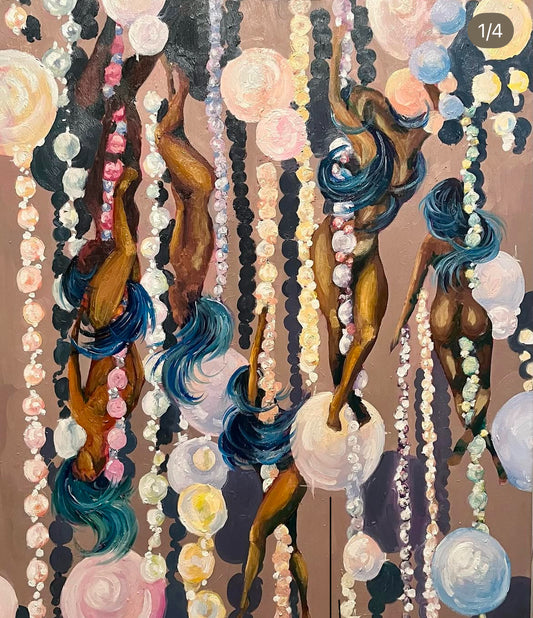‘Pearl dancers’ print