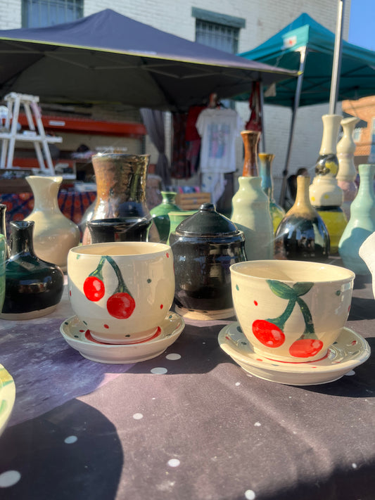 Cherry Tea Cups
