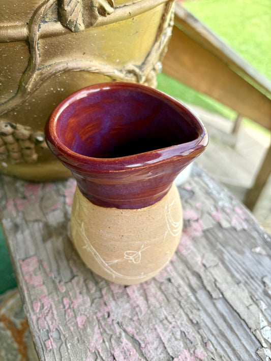 Moth and Vine Pitcher