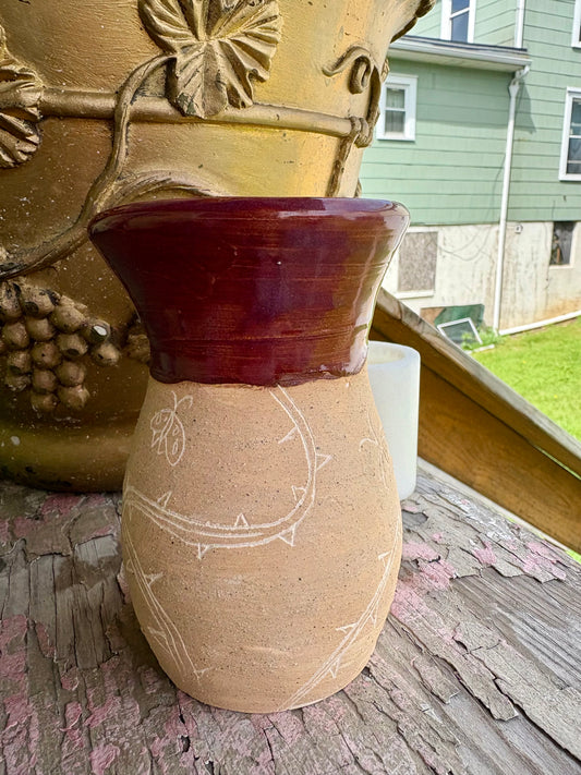 Moth and Vine Pitcher
