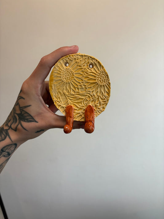 Sunflower Keychain Holder