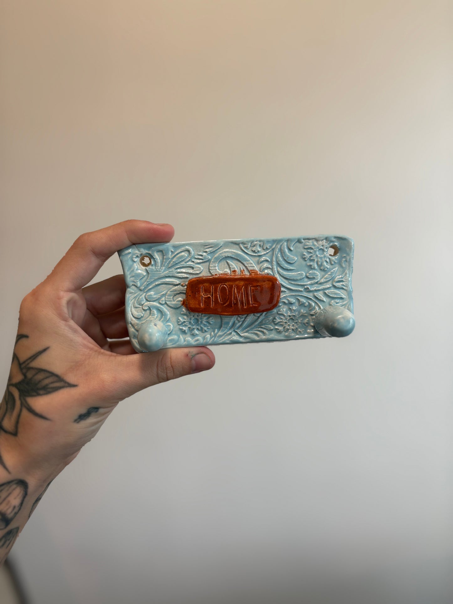 Blue Keychain Holder